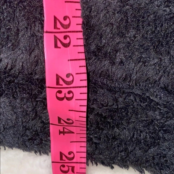 bluenotes black  soft fuzzy sweatshirt hoodie Sz L - Picture 11 of 12